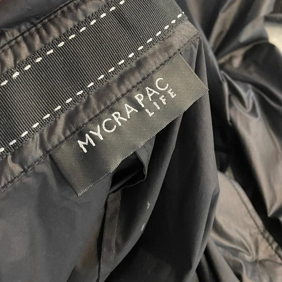 MYCRA PAC Life Black Rain Jacet Coat size 2= M/L Style 96700 - Picture 3 of 10